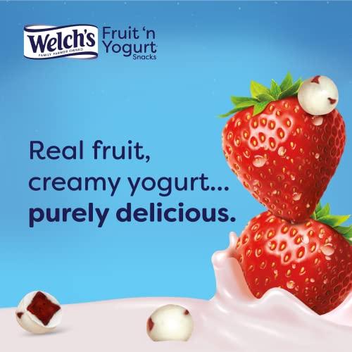 Welch\'s Welch\'s Fruit Snacks, Fruit \'n Yogurt Variety Pack, Strawberry, Blueberry Acai, Mango Peach, Bulk Pack, Individual Single Serve 0.7 oz Bags (Pack of 42)