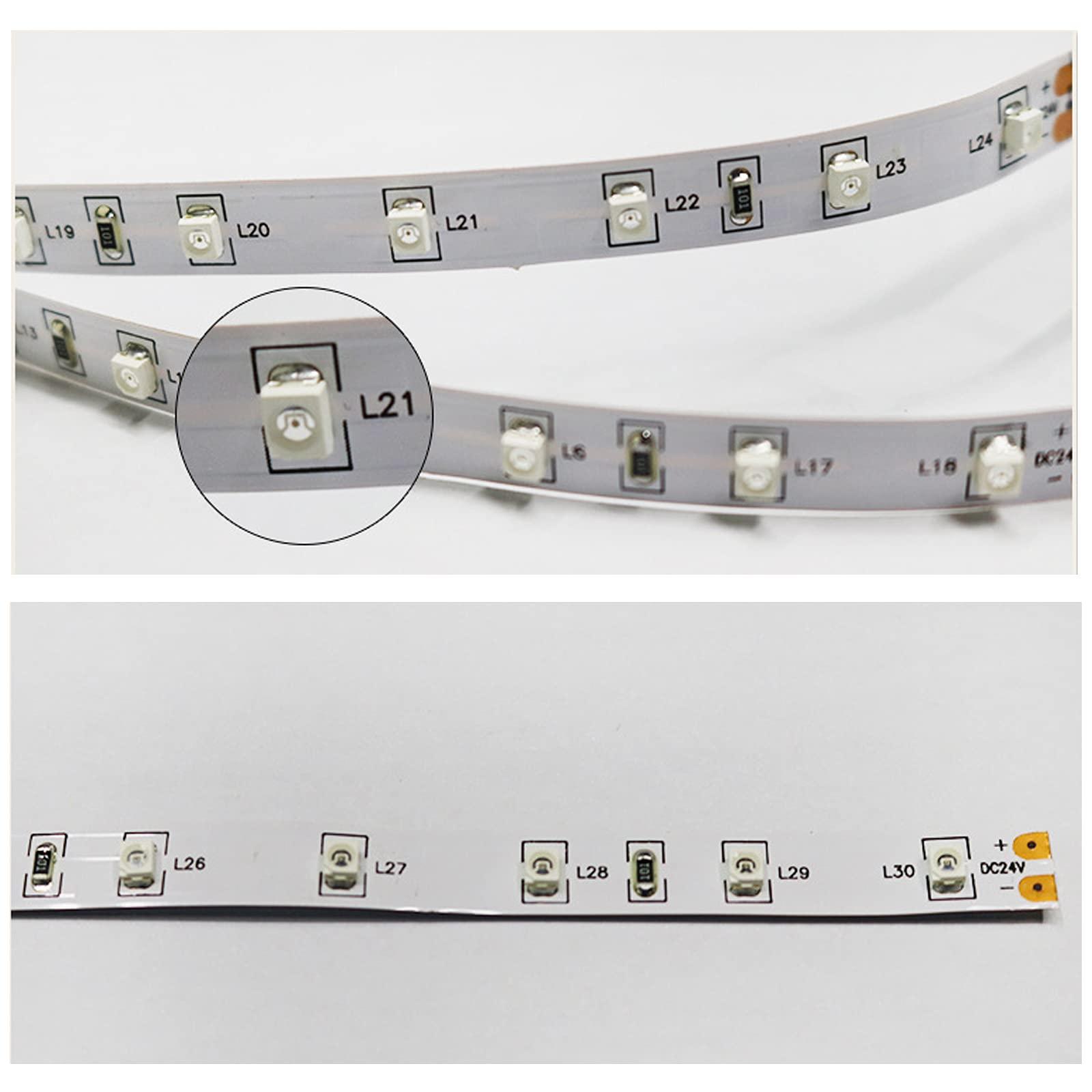 ANSUNTRON ANSUNTRON Near Infrared Light 850nm, 12V Flexible IR LED Strip Light 2835-300LEDs for NIR Red Light Therapy Lamps, 16.4FT-Waterproof