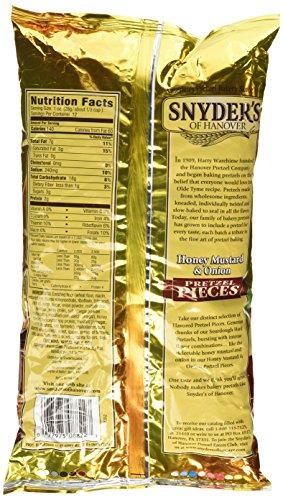 Snyder's of Hanover Snyder's of Hanover, Honey Mustard & Onion Pretzel Pieces, 12oz Bag (Pack of 3)