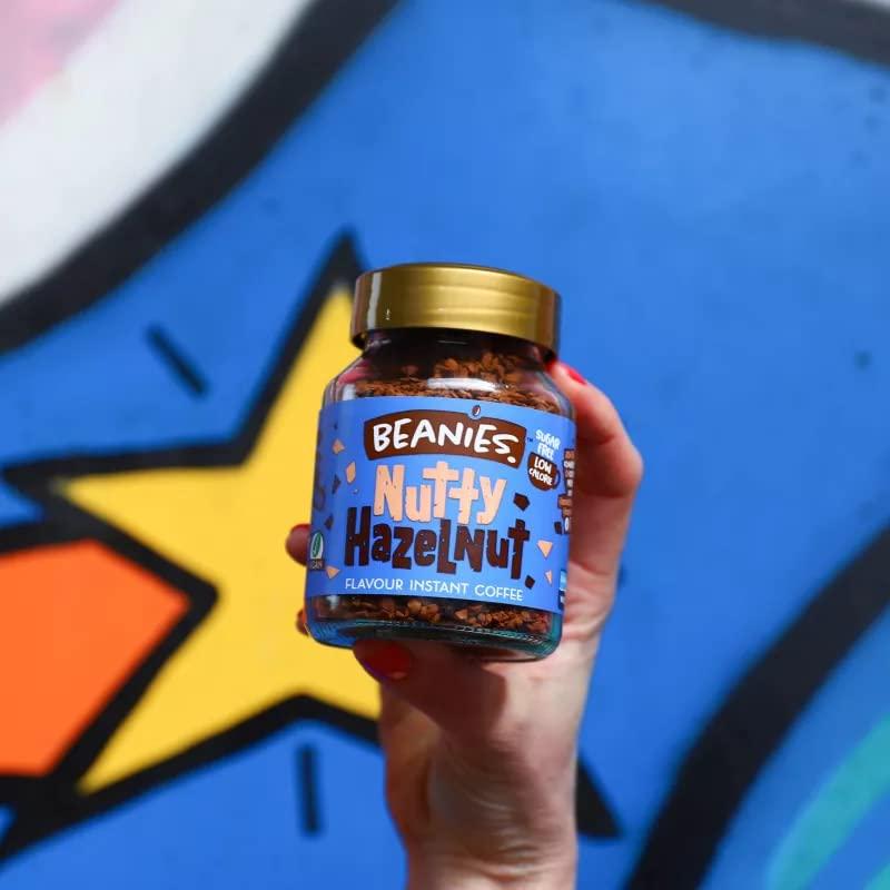 Beanies Coffee Co Beanies Flavoured Instant Coffee PICK ANY 3 Jars (50g) from 50+ Flavours Inc. Turkish Delight, Chocolate Orange, Chai Latte, Cookie Dough, Hazelnut, Caramel, Vanilla and More