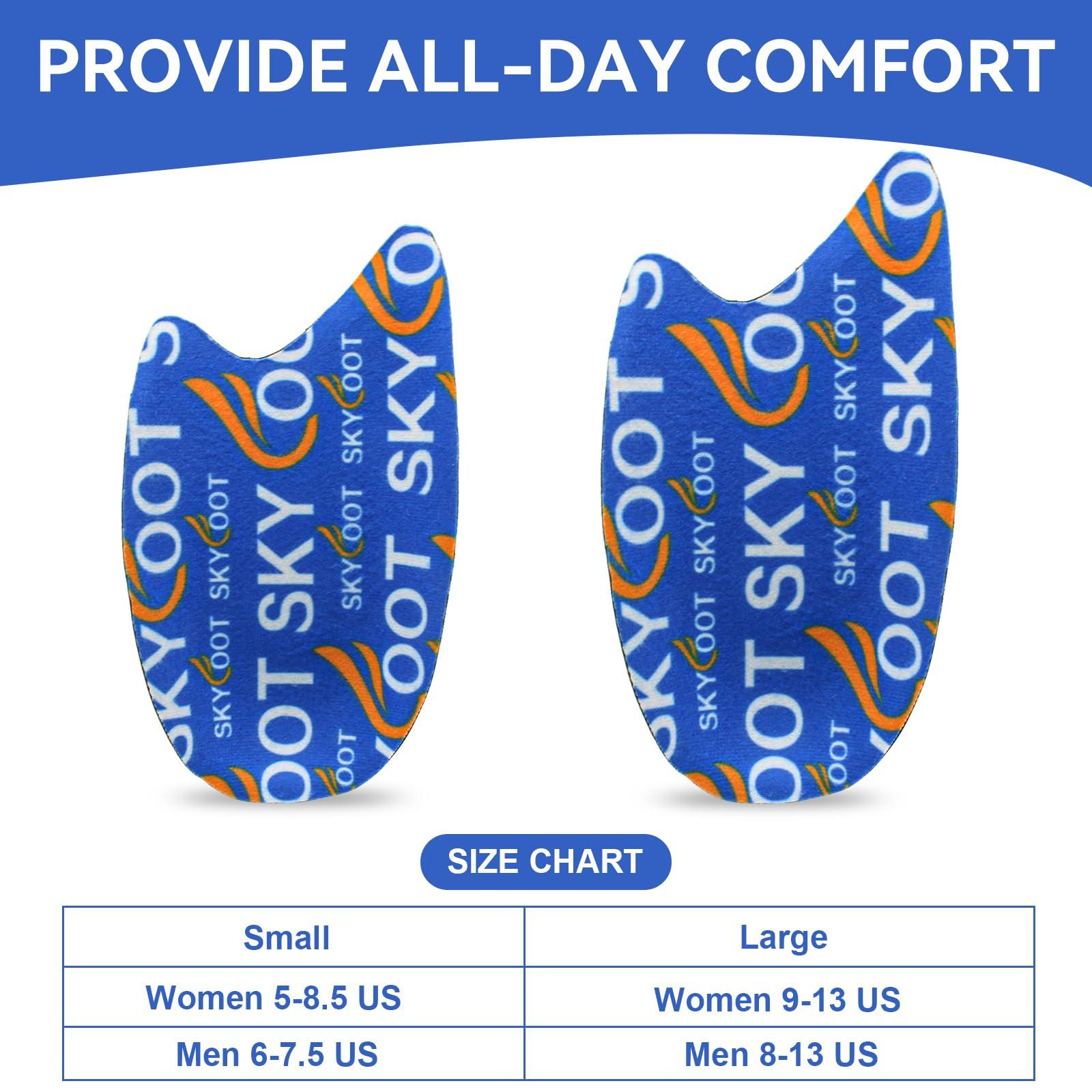 Skyfoot Skyfoot Heel Cups for Achilles Tendonitis, Heel Bone Spurs, Orthotic Inserts for Achilles Tendon Support, Heel Cushions for Heel Pain Relief for Women and Men (Small)