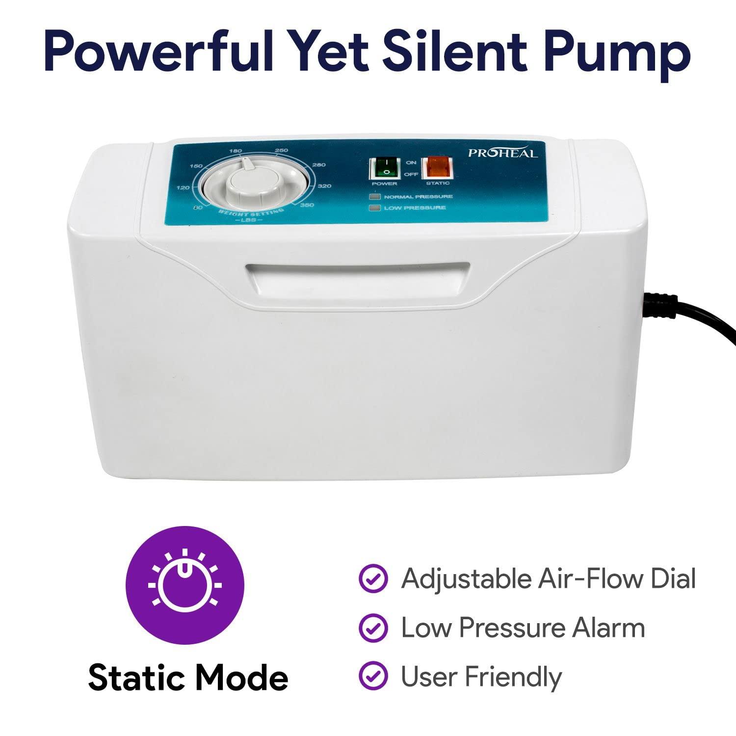 ProHeal Inflatable Geri Chair Cushions - Reclining Chair Medical Pressure Pad for Sores - Alternating Pressure and Weight Distribution- 24\" x 69\" x 3