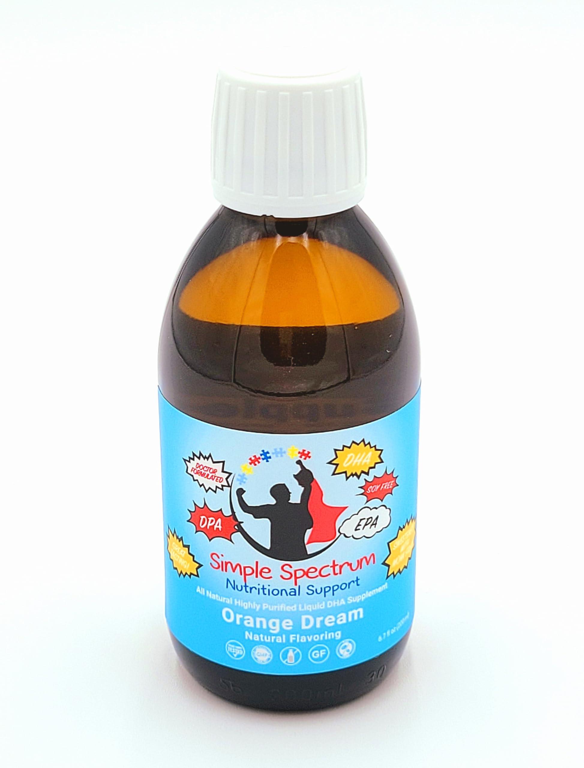 Simple Spectrum Nutritional Support Simple Spectrum, All Natural Fish Oil, Omega 3 DHA Supplement