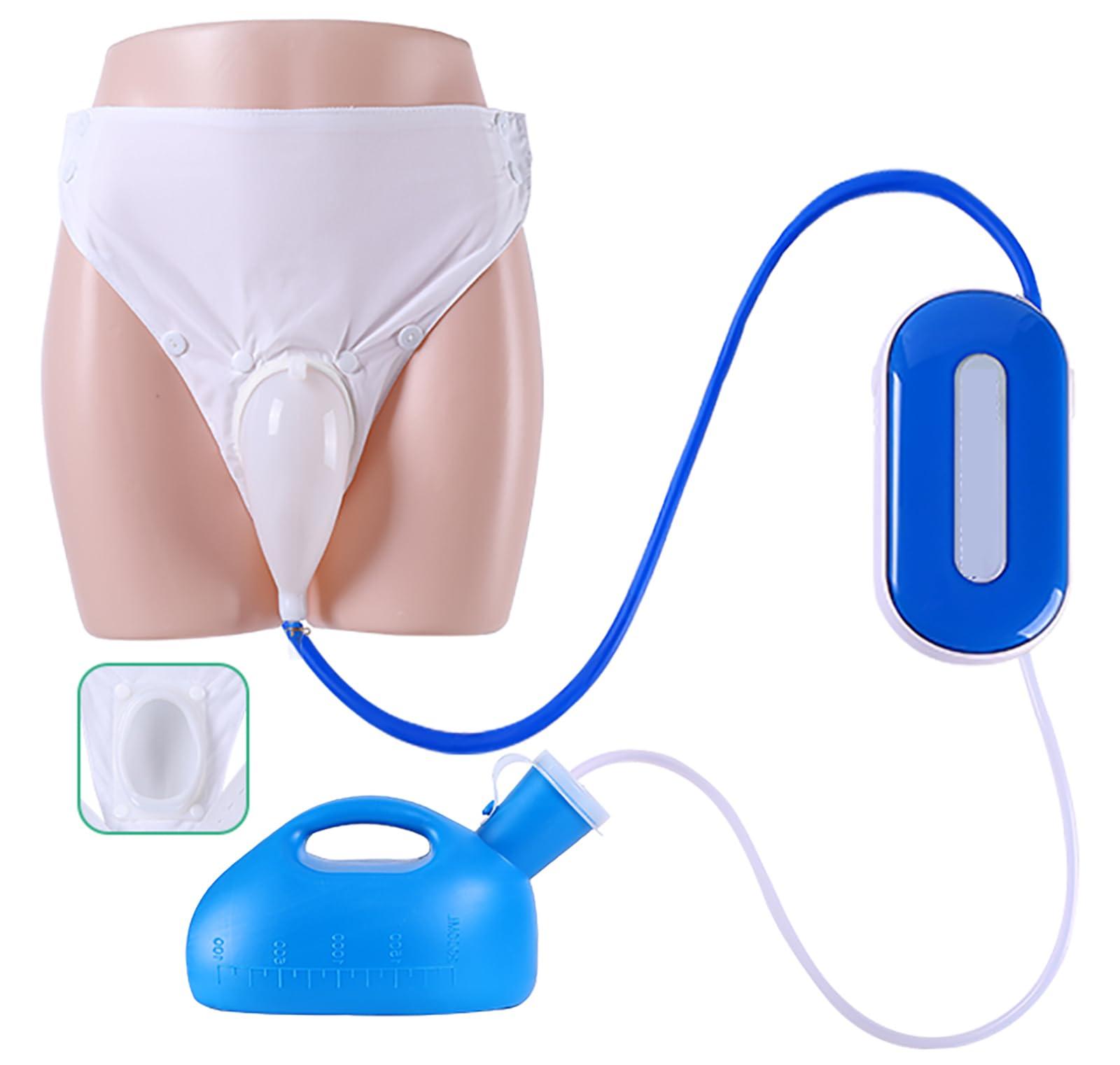 HZFAIGLL HZFAIGLL Intelligent Electric Urine Collector with 2000 ml Urinal, Automatic Sensing, Easy to Clean, Bed Rest Anti-Leakage Design, Immediately Absorb Urine