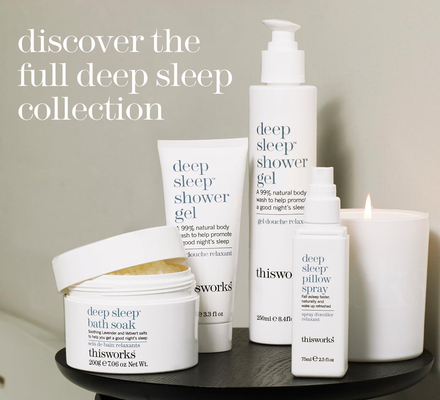 ThisWorks ThisWorks Deep Sleep Bed & Shower Bundle. Pillow Spray & Shower Gel, (2.5 fl oz & 8.4 fl oz)