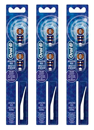 Oral-B Oral-B 3D White Replacement Brush Heads 2 Count (Pack of 3)