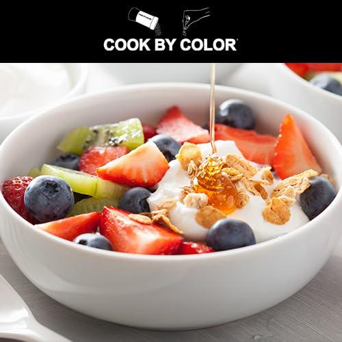 COOK BY COLOR COOK BY COLOR: HABLA HABANERO Flavored Organic Agave Nectar Sweetener, Light Agave Syrup - Vegan, Gluten-Free, Low Carb Sugar & Honey Substitute for Baking, Cocktails, Teas, Coffee, Smoothies & Cooking | 350ml Bottle | 11.8 floz