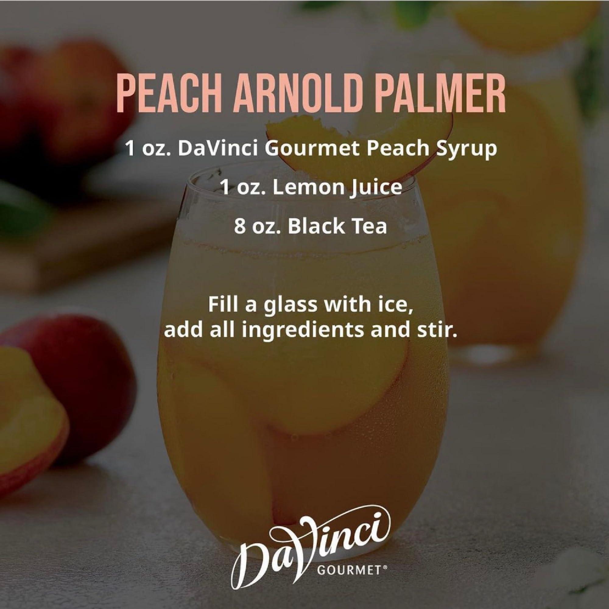 DaVinci Gourmet DaVinci Gourmet Classic Peach Syrup, 25.4 Fluid Ounces (Pack of 1)