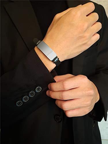 ZKXXJ ZKXXJ Medical Alert ID Bracelets for Men Women Anaphylaxis - Silicone Adjustable Wristband Sos Emergency Identification Bracelet,ICE Health Alert Allergy Awareness Jewelry