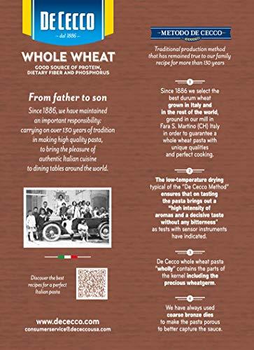 De Cecco De Cecco Whole Wheat Pasta, Fusilli, 13.25 Ounce (Pack of 12) (VIP1034)