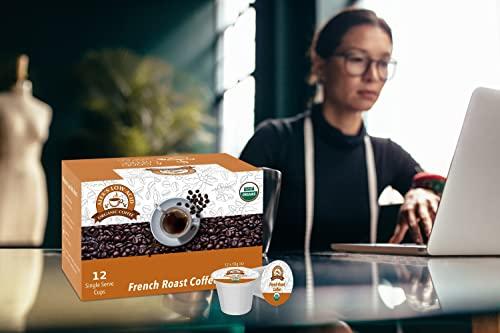 ALEX'S LOW ACID ORGANIC COFFEE Alex's Low Acid Organic Coffee Caffeine Fiend K-Cup Variety Pack