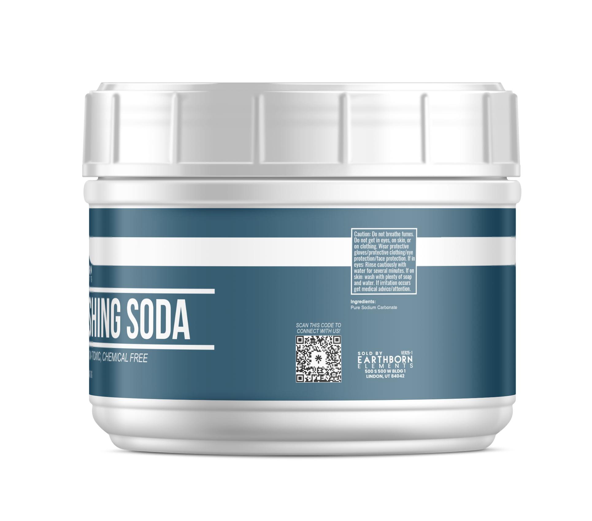 Earthborn Elements Earthborn Elements Washing Soda (2 lb), Soda Ash, Sodium Carbonate, Non-Toxic Laundry Booster