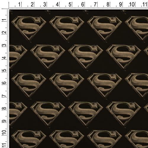 GRAPHICS & MORE GRAPHICS & MORE Superman Steel Logo Premium Kraft Roll Gift Wrap Wrapping Paper