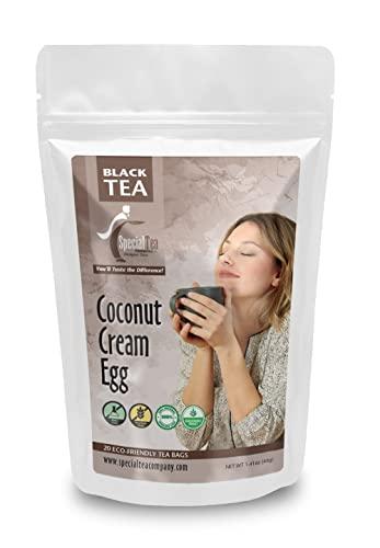 SpecialTea Company Special Tea Coconut Cream Egg Black Tea, 20 Tea Bags