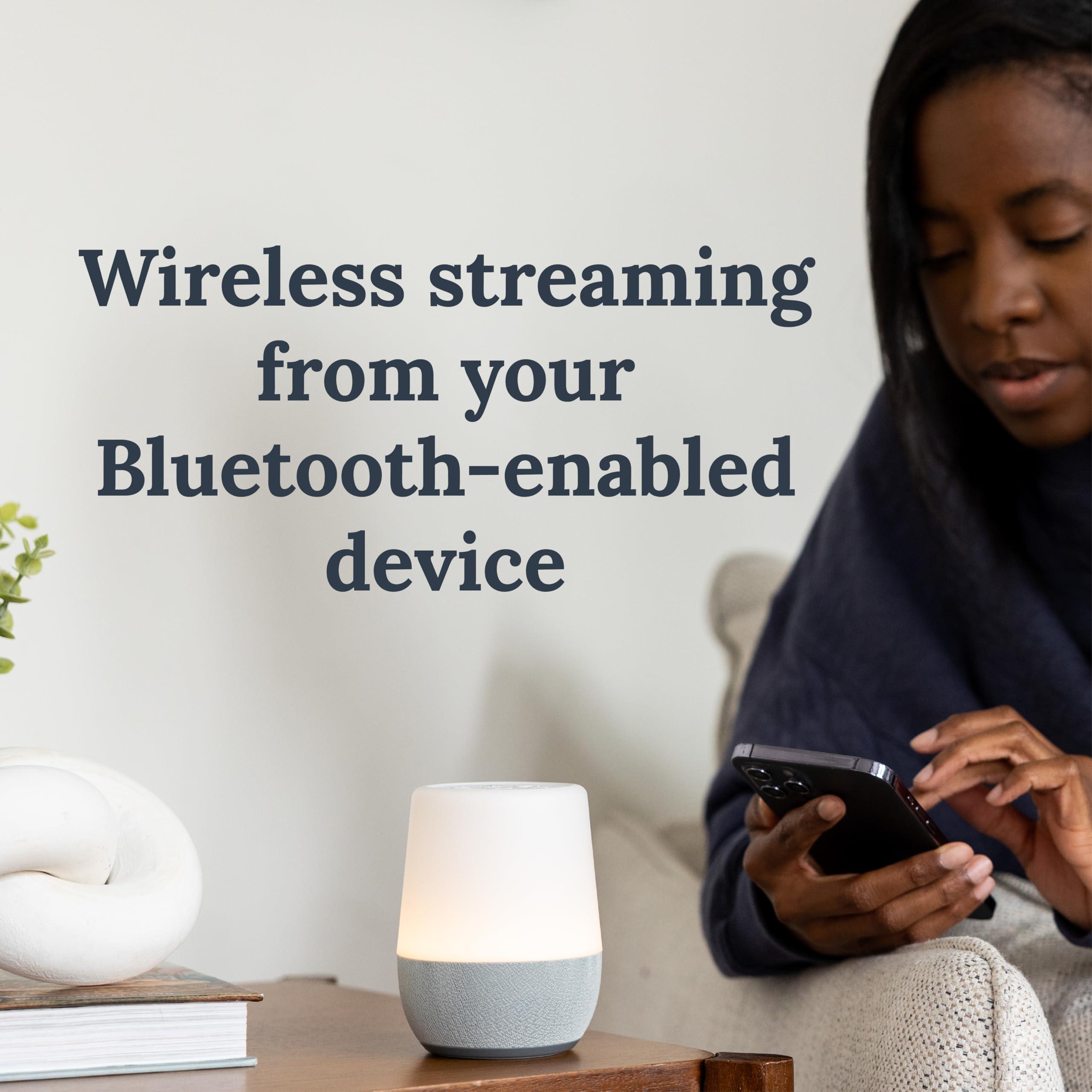 YOGASLEEP Yogasleep Duet White Noise Sound Machine & Night Light, 30 Natural Sounds, Bluetooth-Wireless Speaker for Travel, Office Privacy, Concentration, Sleep Aid for Adults & Baby, Registry & Nursery Gift