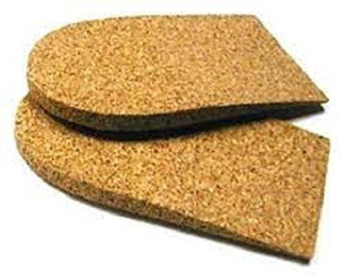Atlas Biomechanics 1/2" (12mm) Cork Heel Lift, 1 Pair (Small (2" Wide))