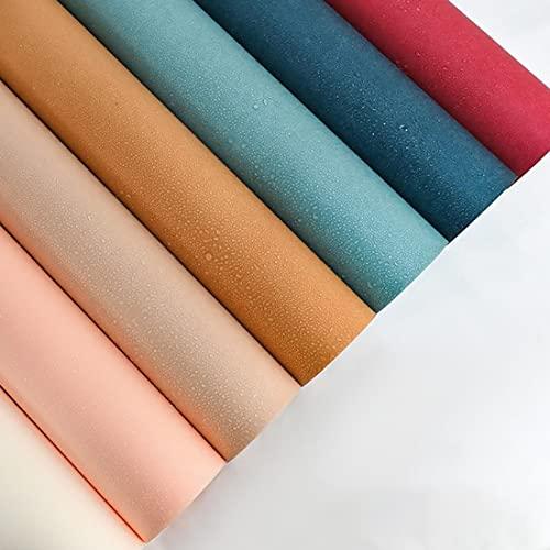 FWSA WRAPS Korean Style Flower Wrapping Kraft Paper Roll Floral Wraps Bouquet Wrap Florist Paper Christmas Mother\'s Day Thanksgiving Day DIY Gift Packaging Paper (Color 9 Peacock Blue)