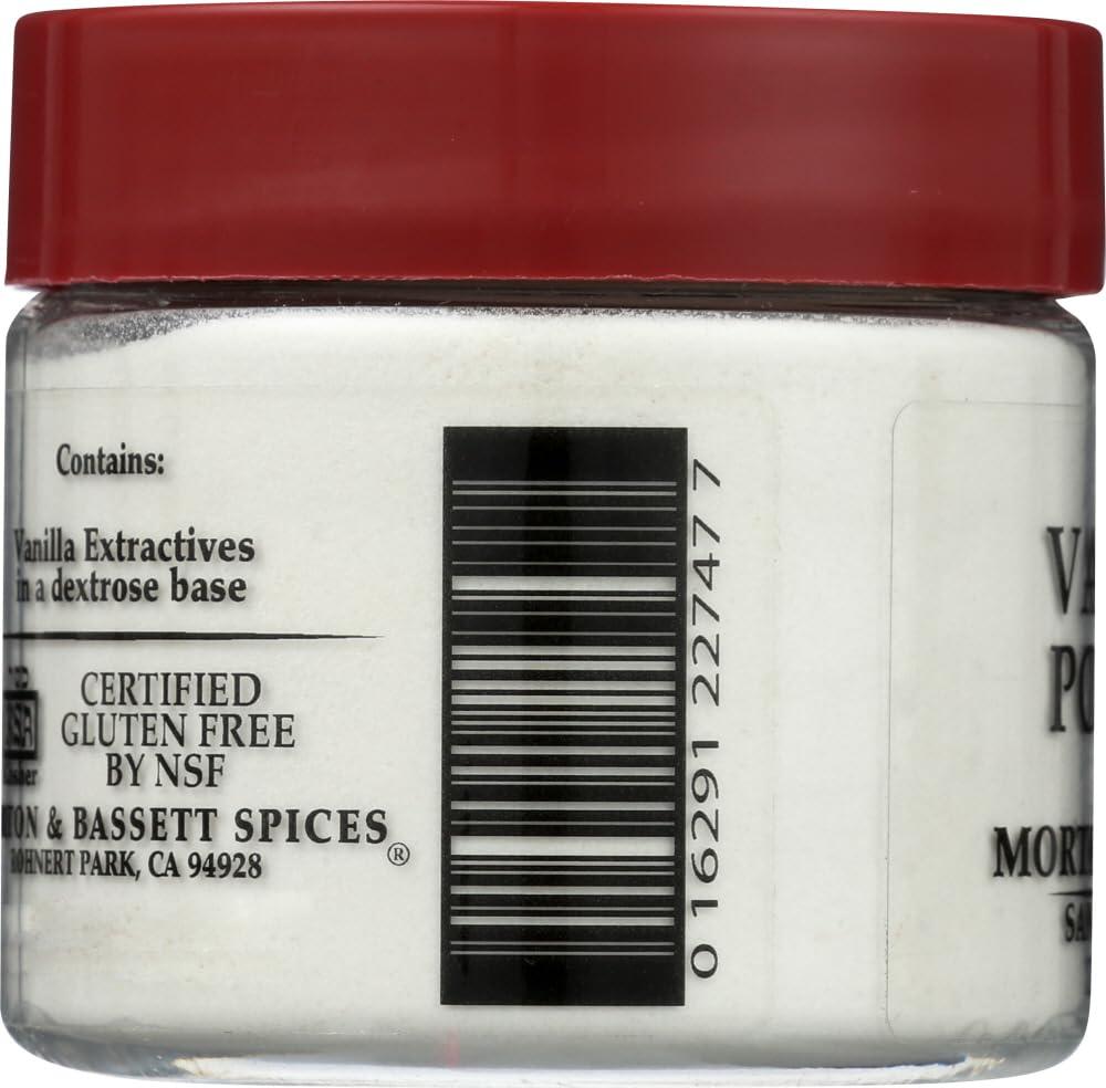 Morton & Bassett Spices Morton & Basset, Spices Vanilla Powder, 1.1 Ounce