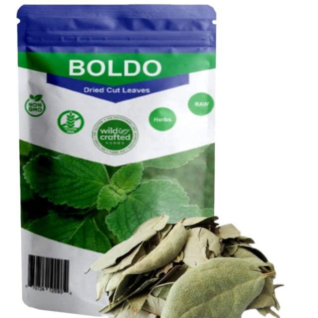 Gabio Green Boldo Dried Leaves, (3oz/85 GR) whole Boldo Leaf, 100% Natural Detox, Hojas De Boldo, Peumus Boldus Herbal Tea, Boldo Tea, Packaged in The USA (3oz)