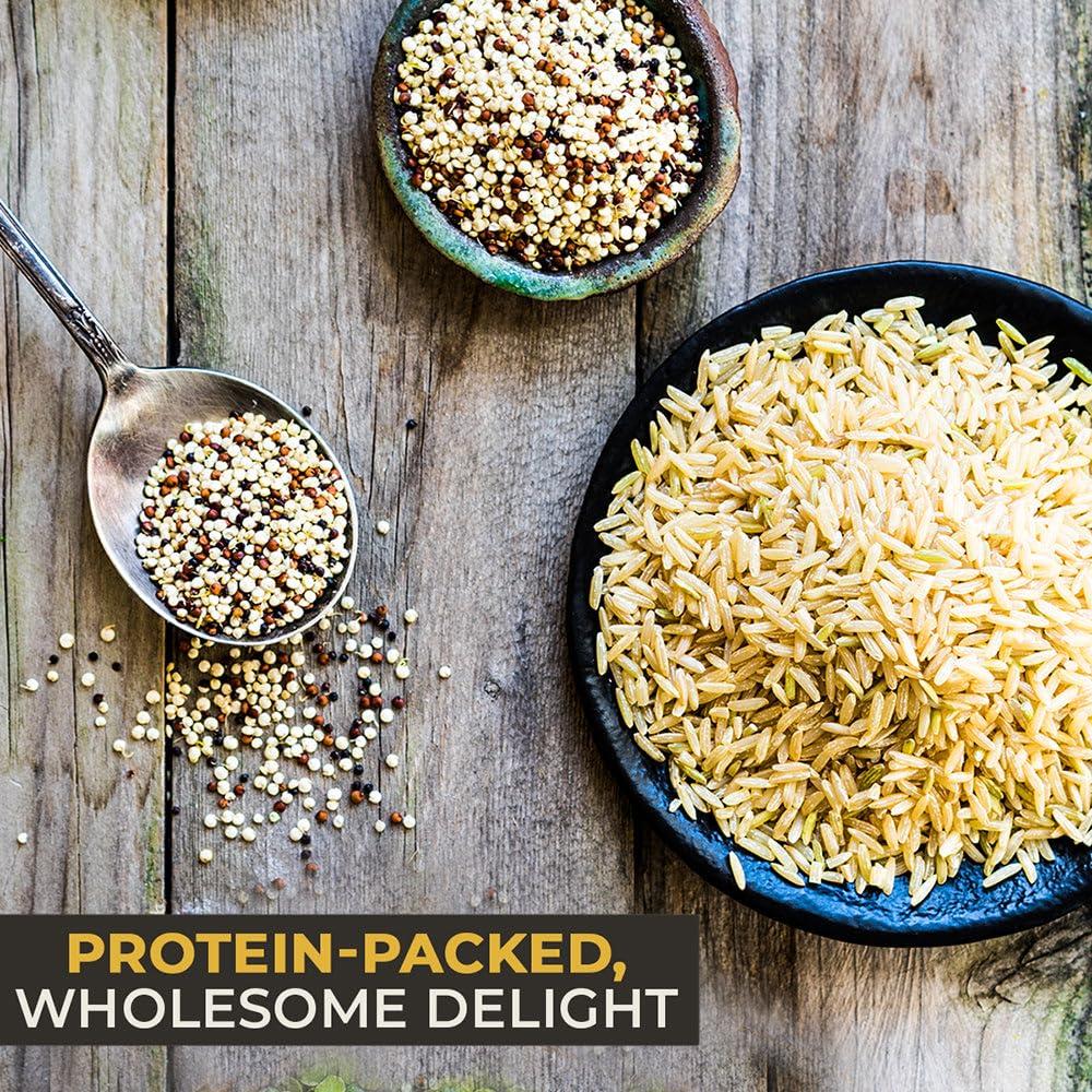 Pride Of India Pride Of India - PACK of 6 - Quinoa & Basmati Whole Grain Mix - Brown Rice Quinoa Supergrain, 1.5 Pound Jar