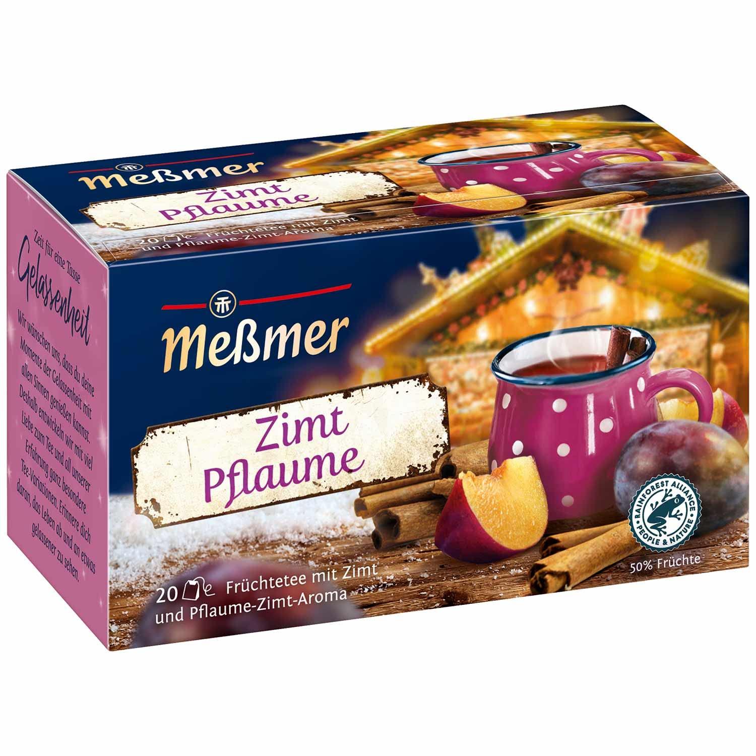 Messmer Messmer CINNAMON PLUM Winter Tea 20 tea bags/1ct. Made in Germany