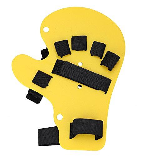 Dioche Finger Orthotics Extended Type Fingerboard Stroke Hand Splint Training Support, mproves Stability, Moderate Stabilizing Support(yellow)