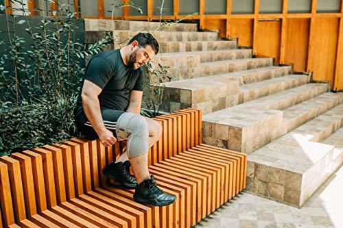 ArthritisHope ArthritisHope Knee Compression Sleeve made from Rayon Derived from Bamboo (7XL) for Knee Pain with Strap, Running, Weightlifting, Arthritis, Sports, Gym, ACL (Men and Women)