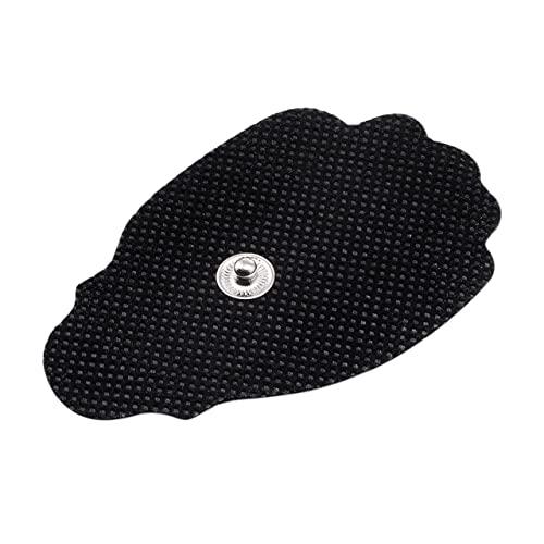 MedTens MedTens 20 Pads (10pairs) Tens Electrodes Replacements Pads for Tens Unit Snap Tens Unit Electrodes Replacement Massage Pads Latex Free,Black