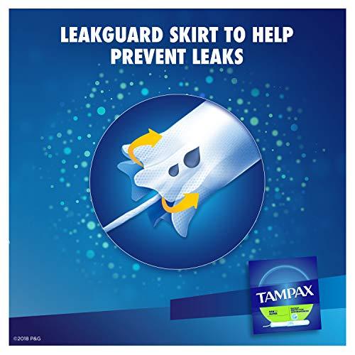 Tampax Tampax Tampons, Super Absorbency, Cardboard Applicator, Leakgaurd Skirt, Unscented, 40 Count
