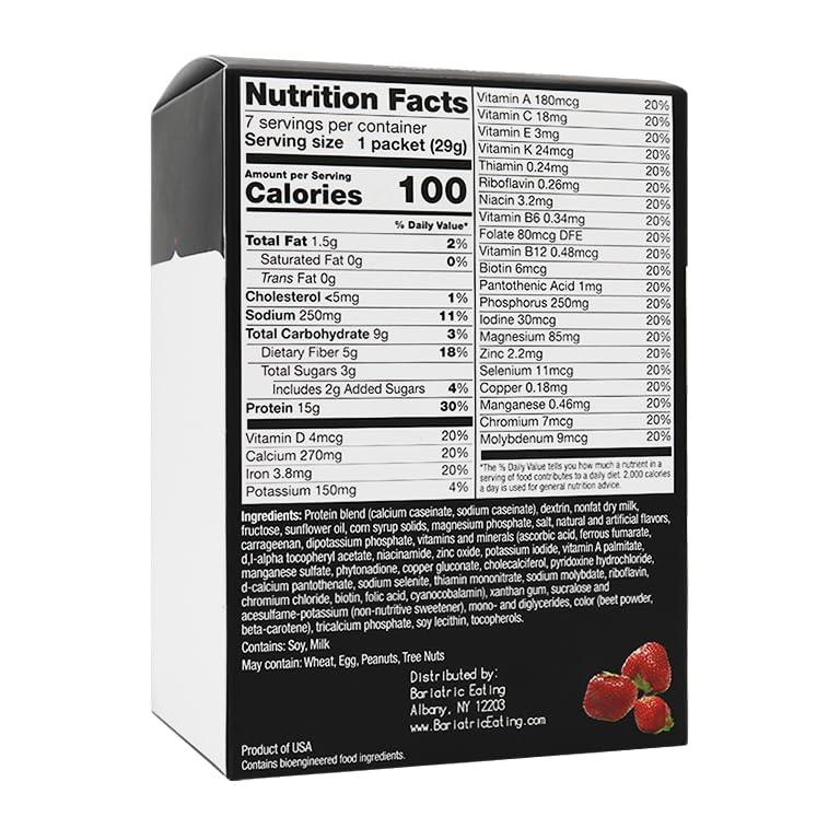 Bariatric Eating Inspire 15g Protein Shake or Pudding by Bariatric Eating - Strawberry (1-Pack)