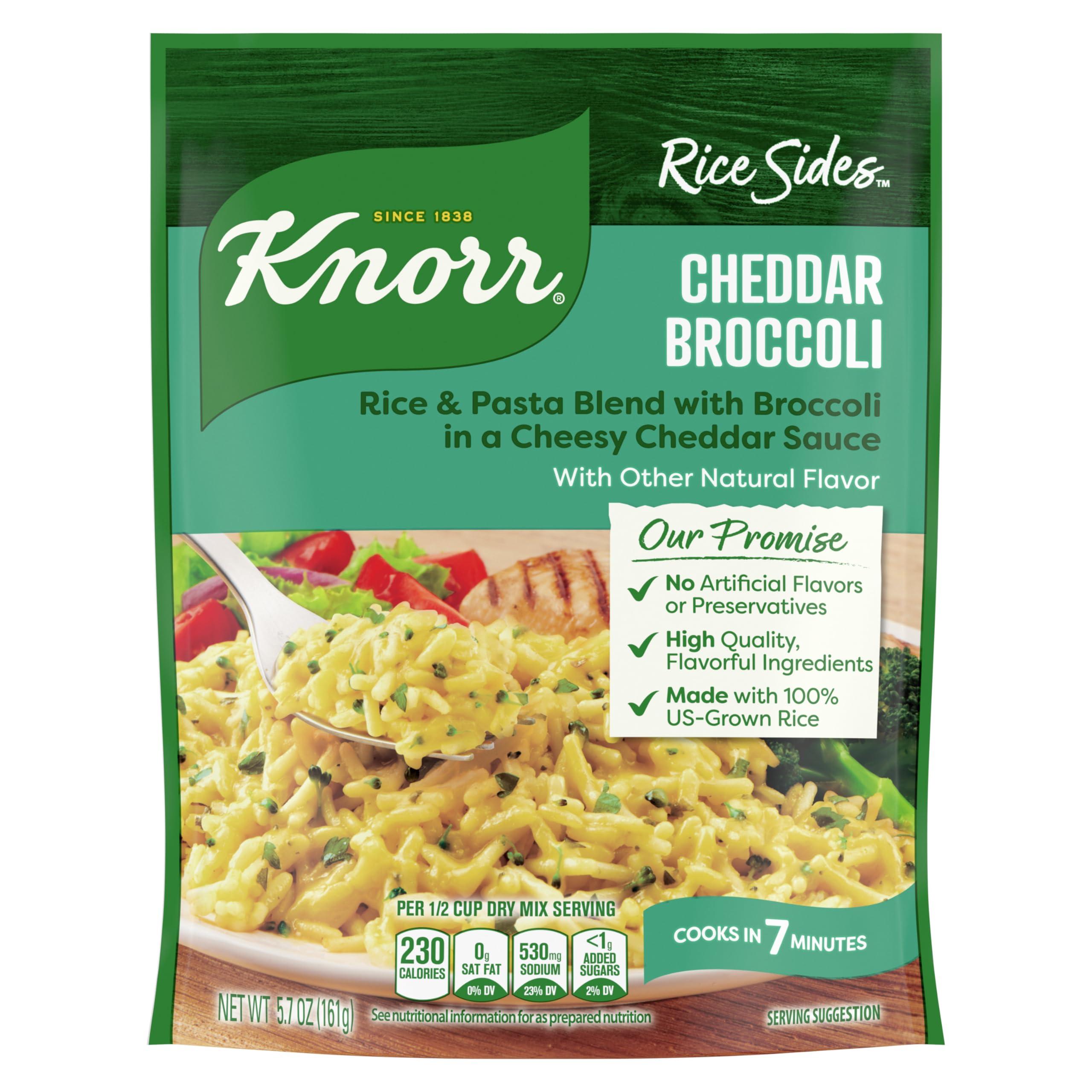 Knorr Knorr Rice Sides Cheddar Broccoli Rice For a Tasty Rice Side Dish No Artificial Flavors or Preservatives 5.7 oz