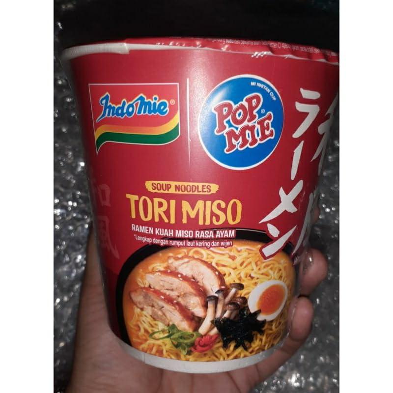 Pop Mie Pop Mie Instant Cup Noodle Ramen Tori Miso, 77 gram (Pack of 1)