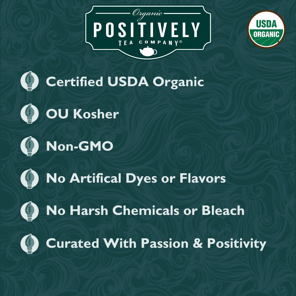 Organic Positively Tea Company Organic Positively Tea Company, Coco Berry Mango, Herbal Tea, Loose Leaf, 4 Ounce