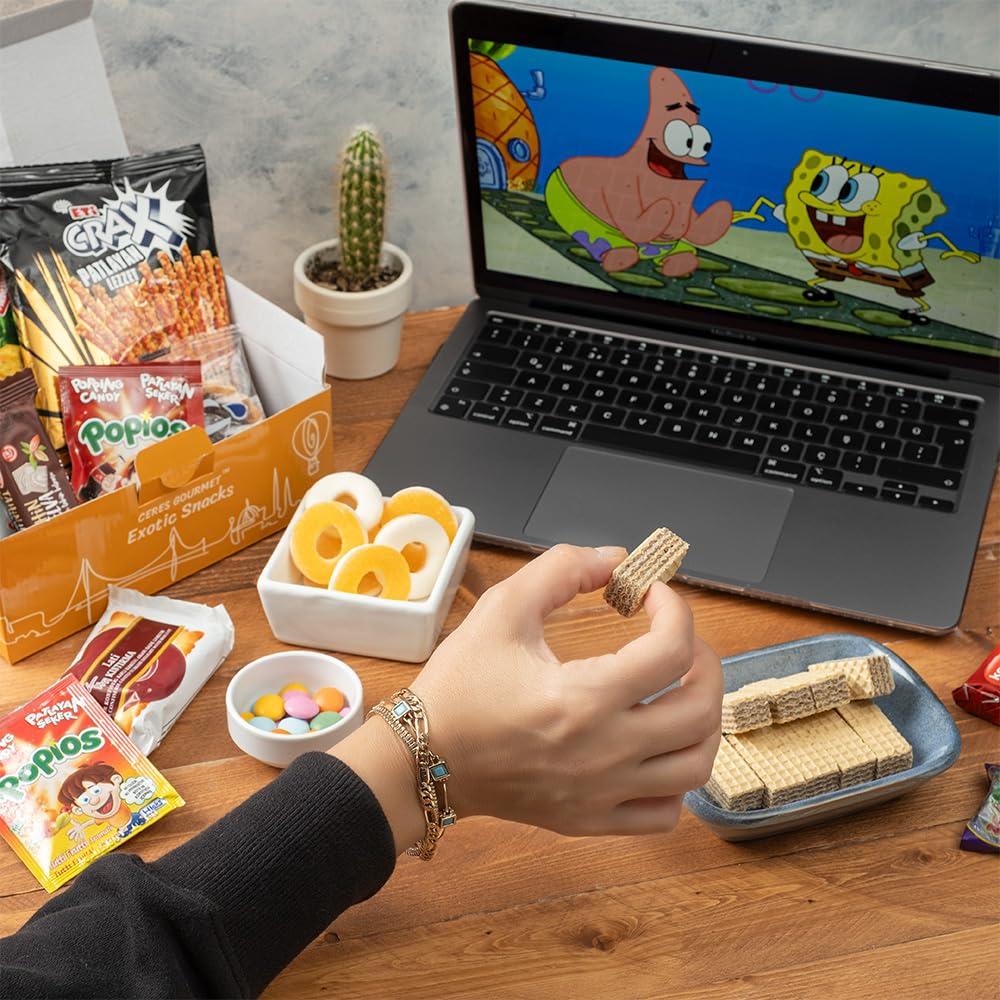 Ceres Gourmet International Exotic Snack Box Variety Pack, Count Premium Foreign Rare Snack Food Gifts for Fun, Mystery Box of Snacks, European Snacks for Adults and Kids (Mini)