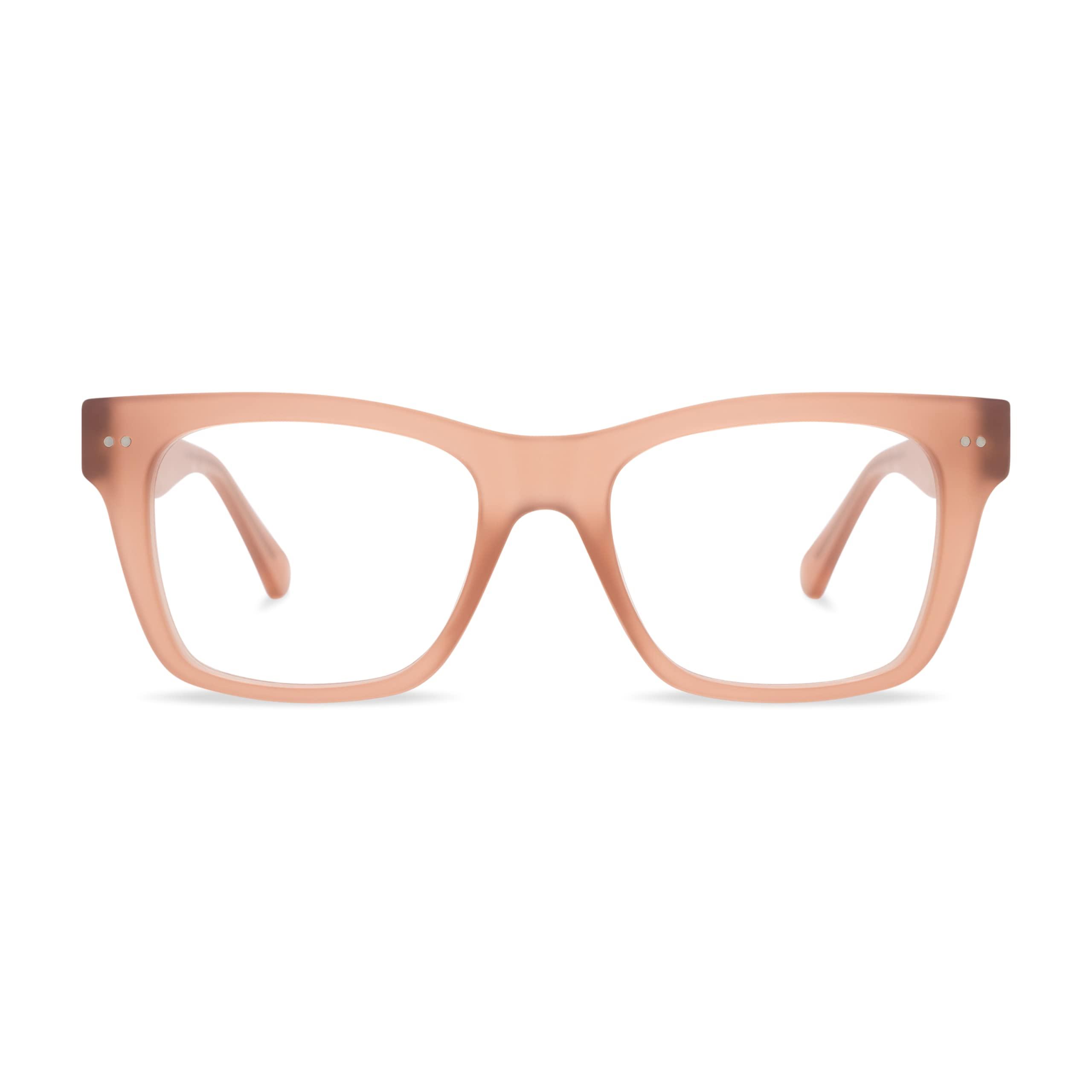 LOOK OPTIC LOOK OPTIC Cosmo Reader - Stylish Unisex Ultra-lightweight Reading Glasses with Scratch-Resistant, Prescription-Quality Lenses (Full Magnification - Not Progressives) 2.50, Champagne