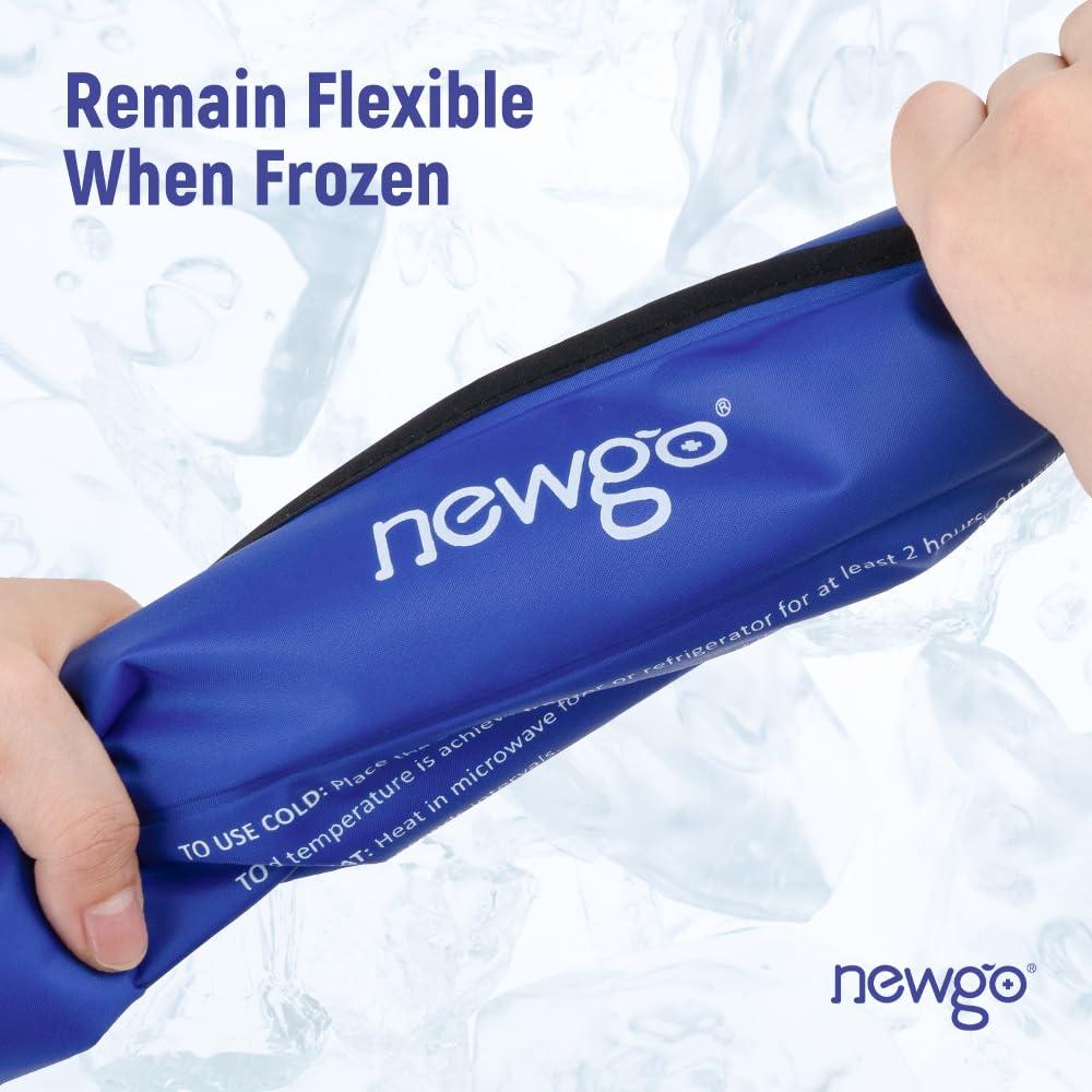 NEWGO NEWGO Ice Pack for Hip Replacement Surgery, Gel Cold Pack Hip Ice Wrap for Hip Bursitis, Sciatica, Flexor Pain, Inflammation, Swelling - Blue