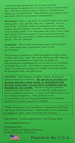 China Slim China Slim Dieter's Tea Delight, Large, 72-Count (Pack of 2, 144 tea bags total)