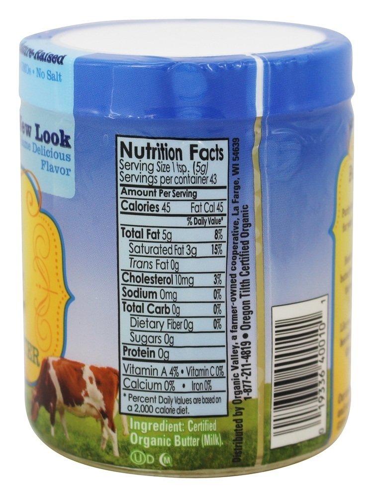 Organic Valley Purity Farm Ghee (Clarified Butter), 7.5-Ounce