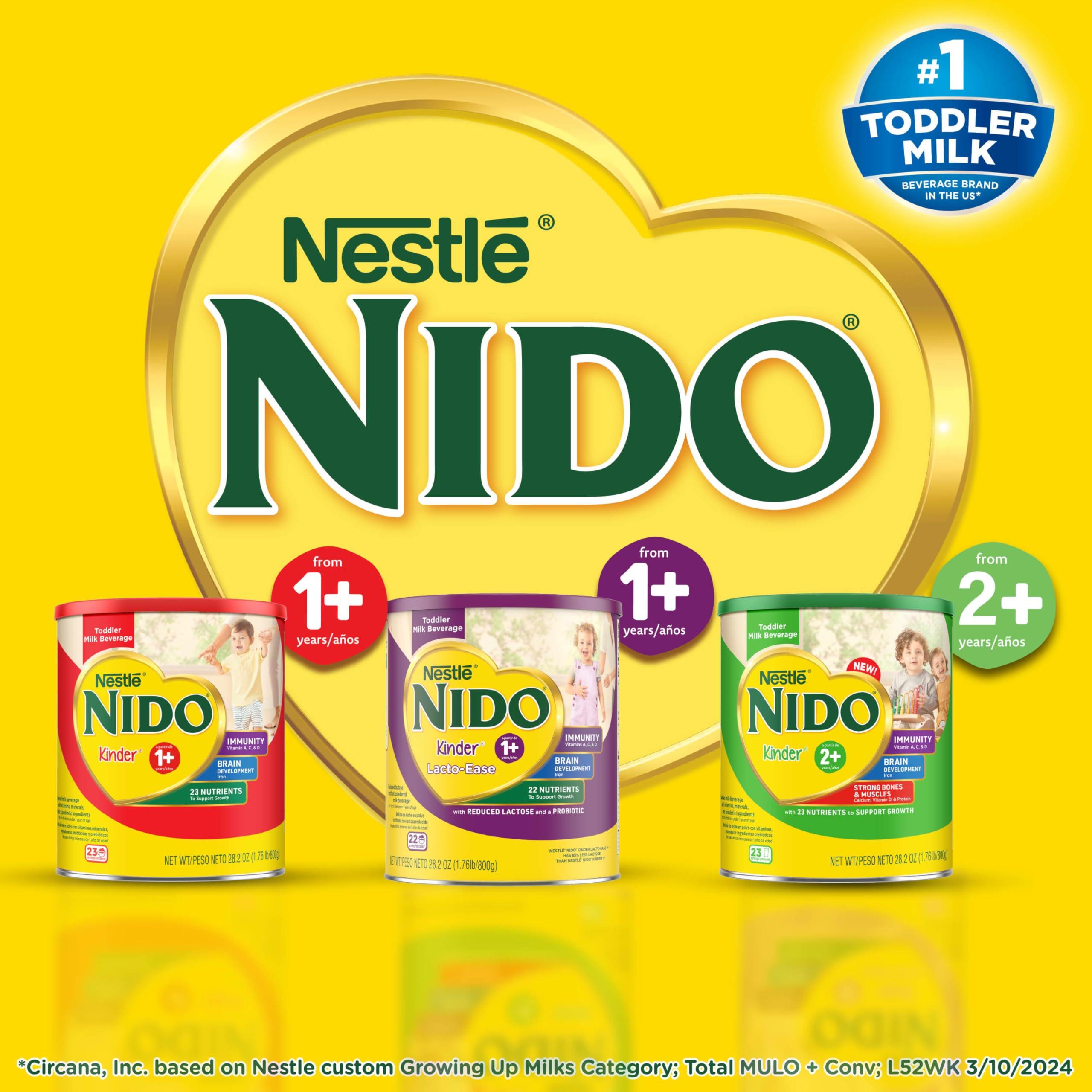 Nido Nestle NIDO Lacto-Ease Toddler Powdered Milk Beverage - 28.2 Oz Canister - Toddler Drink Mix