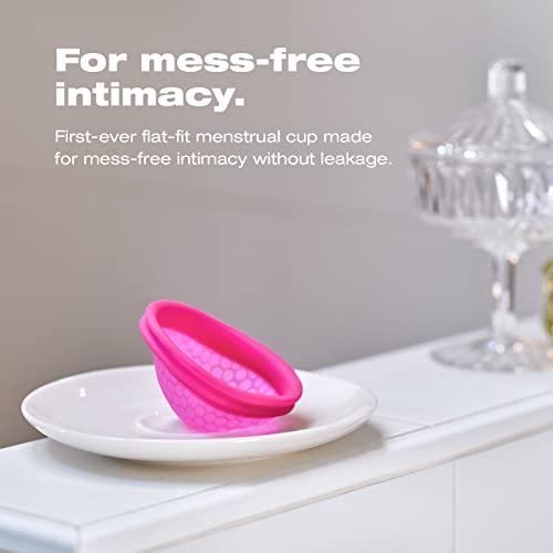 INTIMINA Intimina Ziggy Cup – Extra-Thin Reusable Menstrual Cup with Flat-fit Design