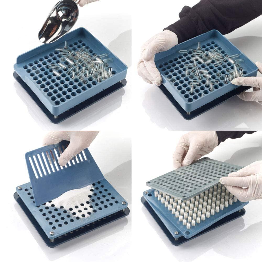 LFA Tablet Presses Empty 00 Capsules - Vegan HPMC - 10000 Count Box - Pill Capsules Empty Fits Capsule Filling Machine Tray - Joined Vegetarian Caps Easy Snap for DIY Powder Supplement Pills - Halal & Kosher