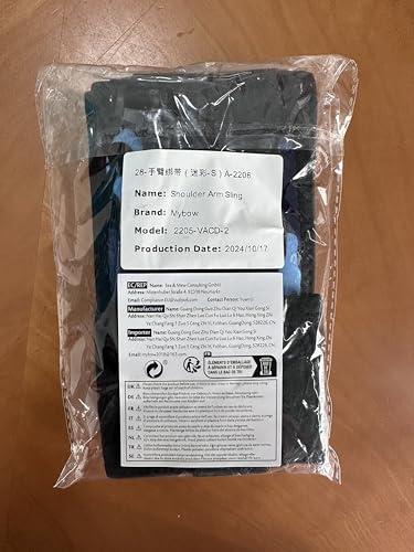 Mybow Mybow Kids Shoulder Immobilizer Sling | Child Arm Sling with Waist Strap for Broken Collarbone Clavicle & Shoulder Injury Arm Holder, Rotator Cuff Surgery Sling for Toddler Support Brace