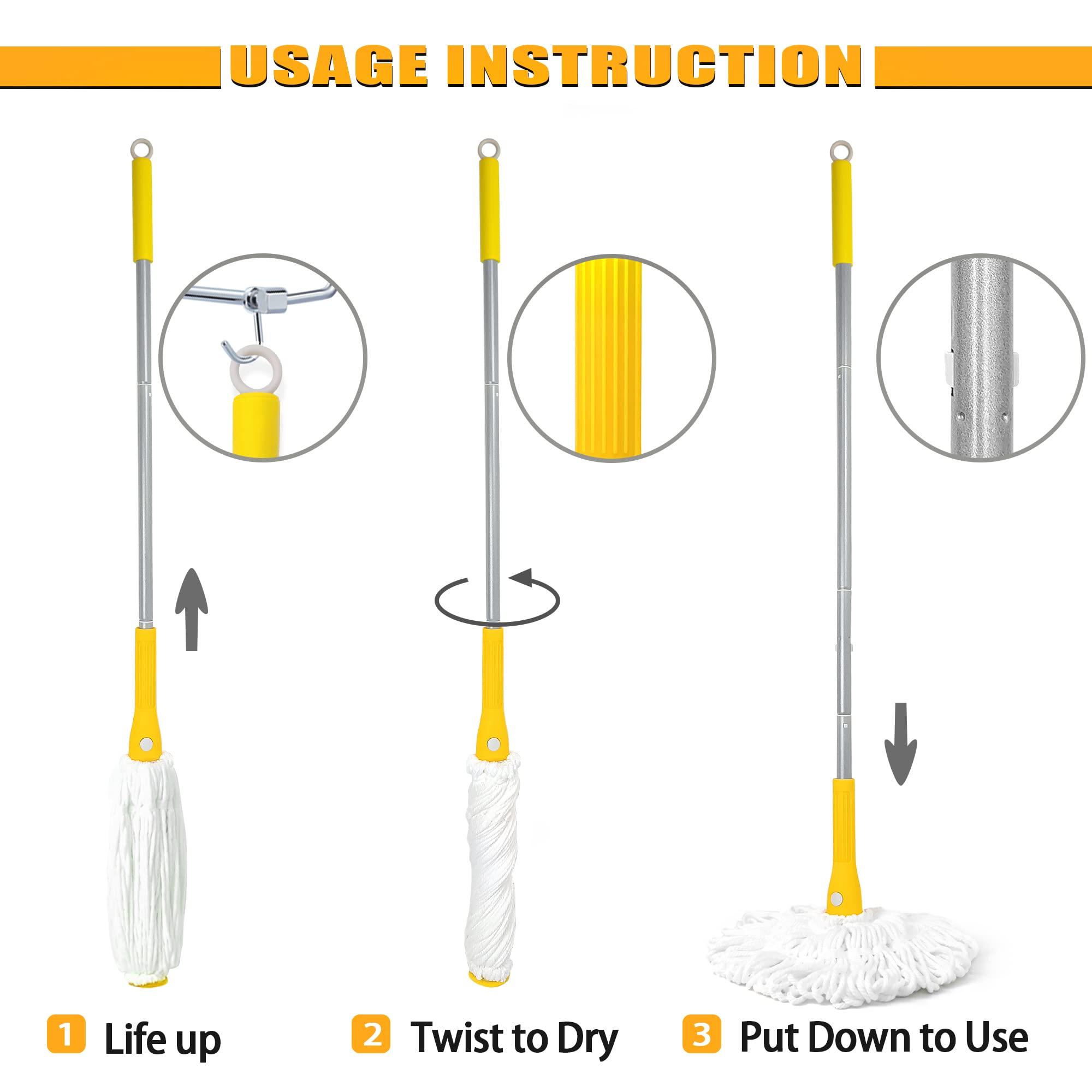 JEHONN JEHONN Window Squeegee and JEHONN Self Wringing Mop
