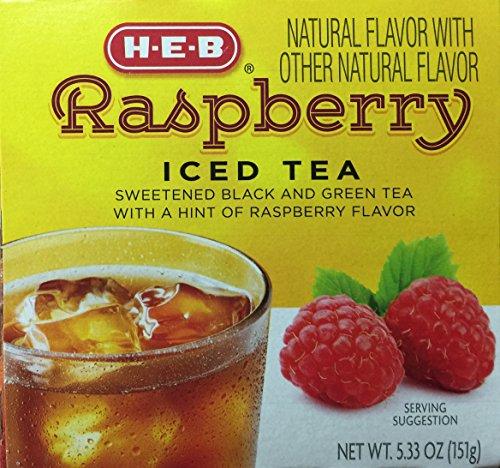 HEB Raspberry Iced Tea Single Serve Compatible with Keurig K-Cup Brewers - 12 count
