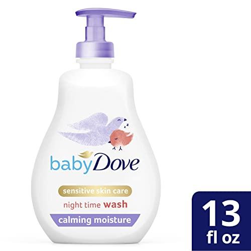 Baby Dove Baby Dove Sensitive Skin Care Baby Wash Calming Moisture For a Calming Baby Bath Wash Hypoallergenic and Tear-Free, Washes Away Bacteria 13 oz