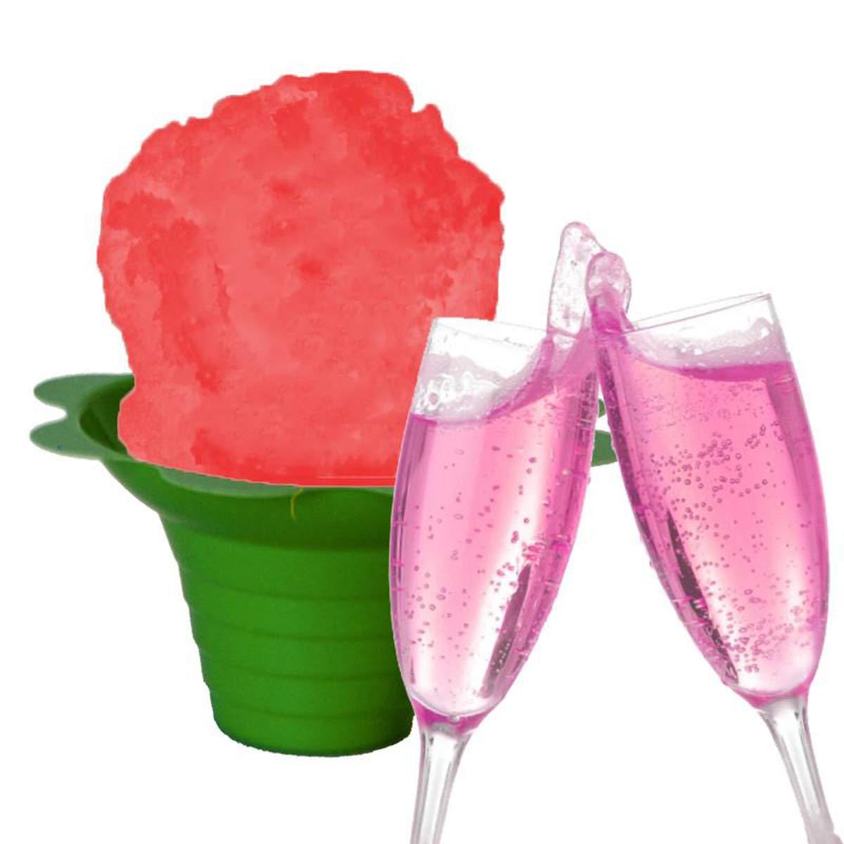 Hypothermias Hypothermias Shaved Ice & Snow Cone Syrup - BPA-Free Plastic Bottle Quart (32 Fl. Oz) - Pink Champagne - Non-GMO 100% Pure Cane Sugar, Ready to Use
