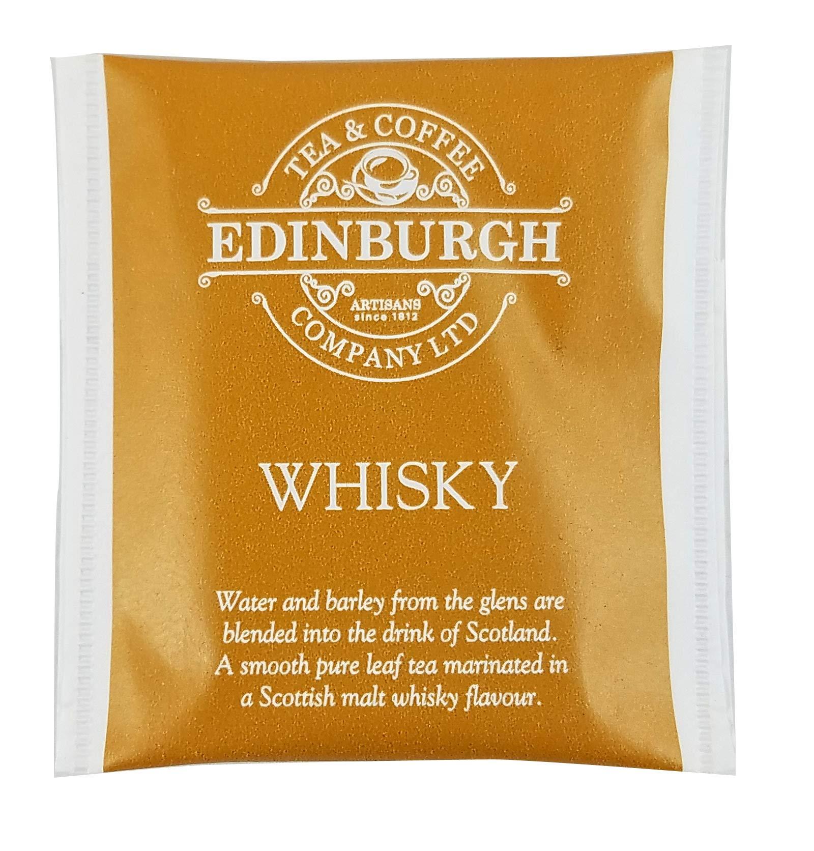 Edinburgh Tea & Coffee Company Ltd. Artisans Since Edinburgh Tea & Coffee Company Whisky Flavoured Black Tea, 25 Count Envelope/Tag Teabags