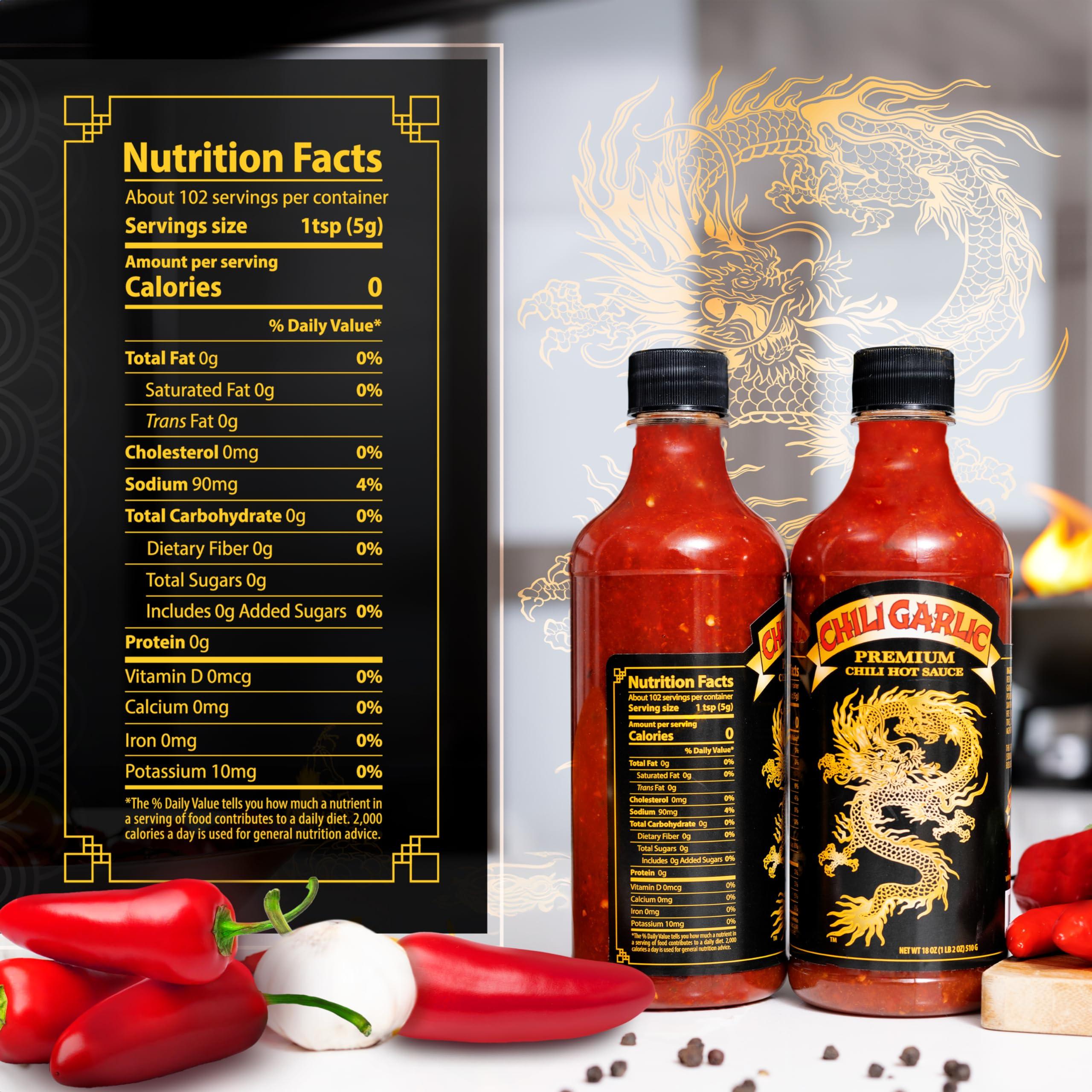 Underwood Ranches Underwood Ranches Limited Edition Dragon Collection Bundle - Sambal, Chili Garlic & Sriracha Flavor, Perfect for Any Dish! - Made from Red Jalapeno Peppers That Started the Sriracha Movement