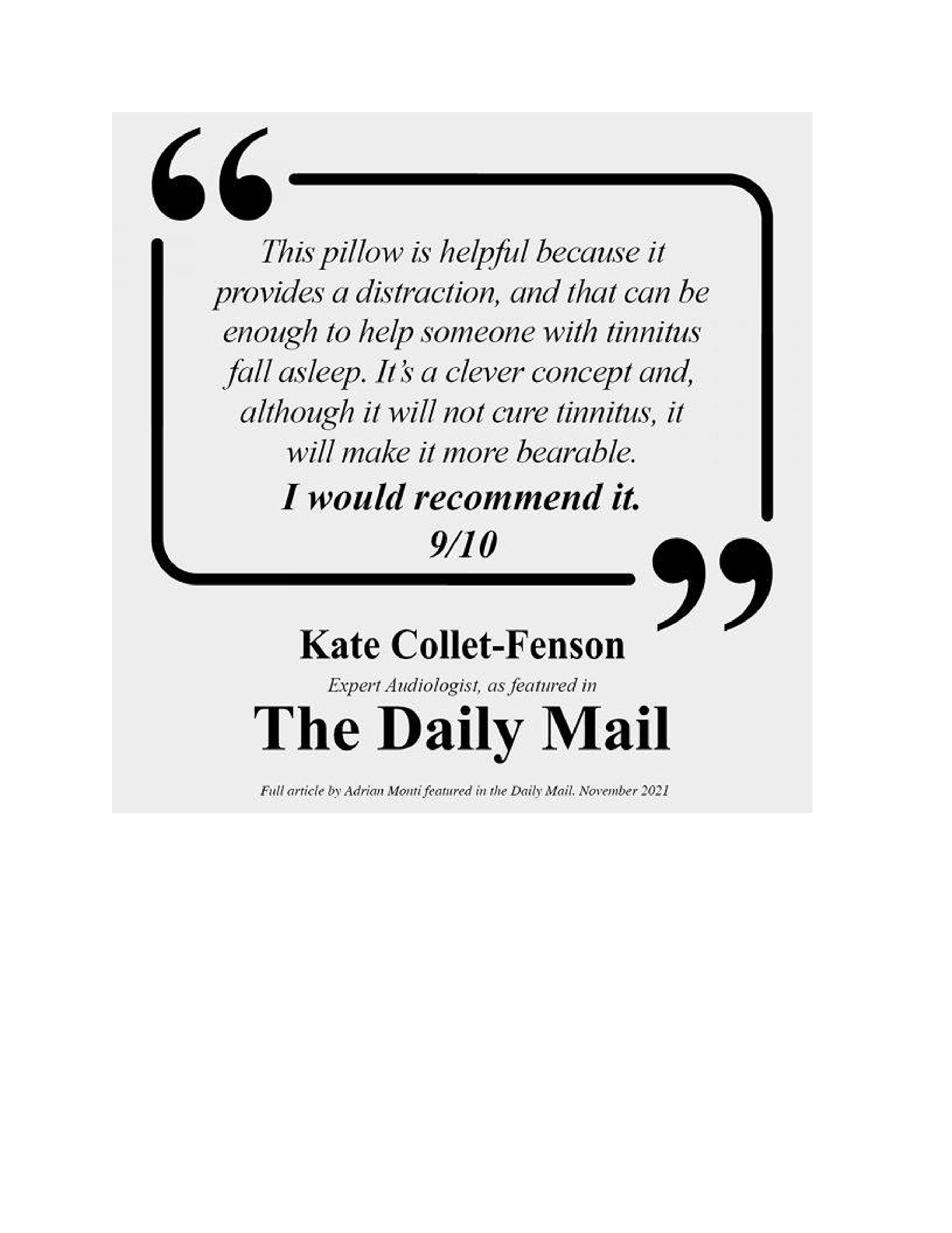 Sound Pillow Sound Pillow New Sleep System