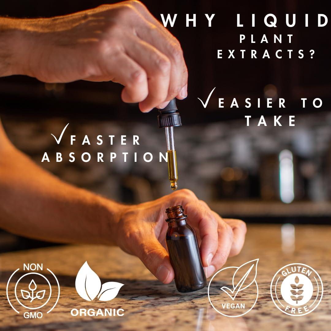 Herbal Wellness Hawaii Herbal Wellness Hawaii Organic Spirulina Extract - Pure Plant-Based Supplement with Organic Vegetable Glycerin 32 Fl.oz